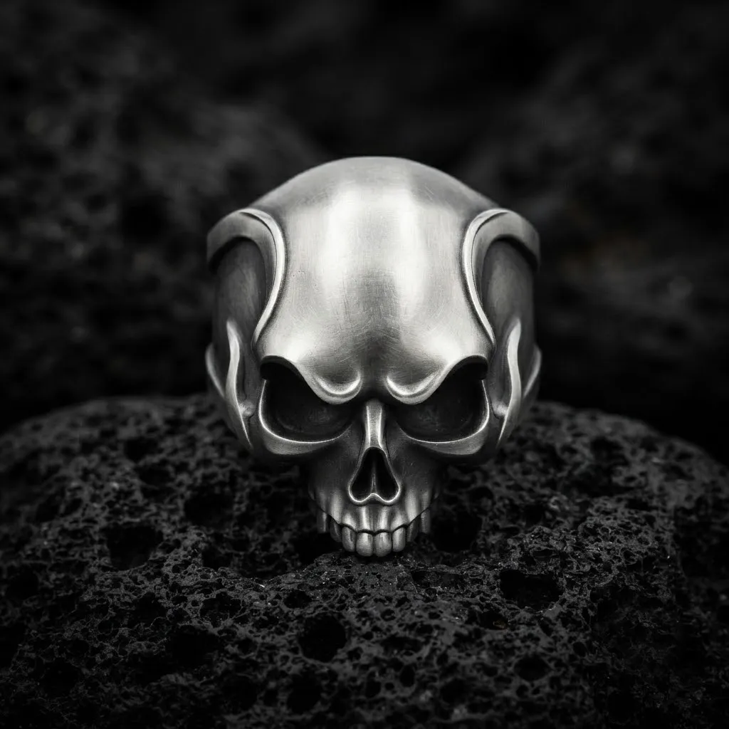Angry Skull Ring 3D print model 3D Print Model .c4d .max .obj .3ds .fbx .stl .blend