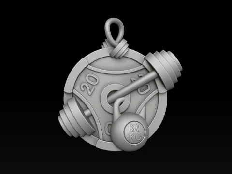 馬ペンダント 3D プリントモデル 3Dプリントモデル