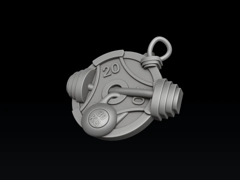 馬ペンダント 3D プリントモデル 3Dプリントモデル