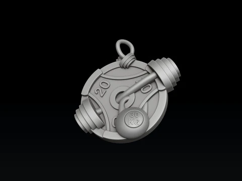 馬ペンダント 3D プリントモデル 3Dプリントモデル