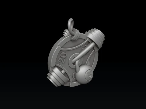 馬ペンダント 3D プリントモデル 3Dプリントモデル