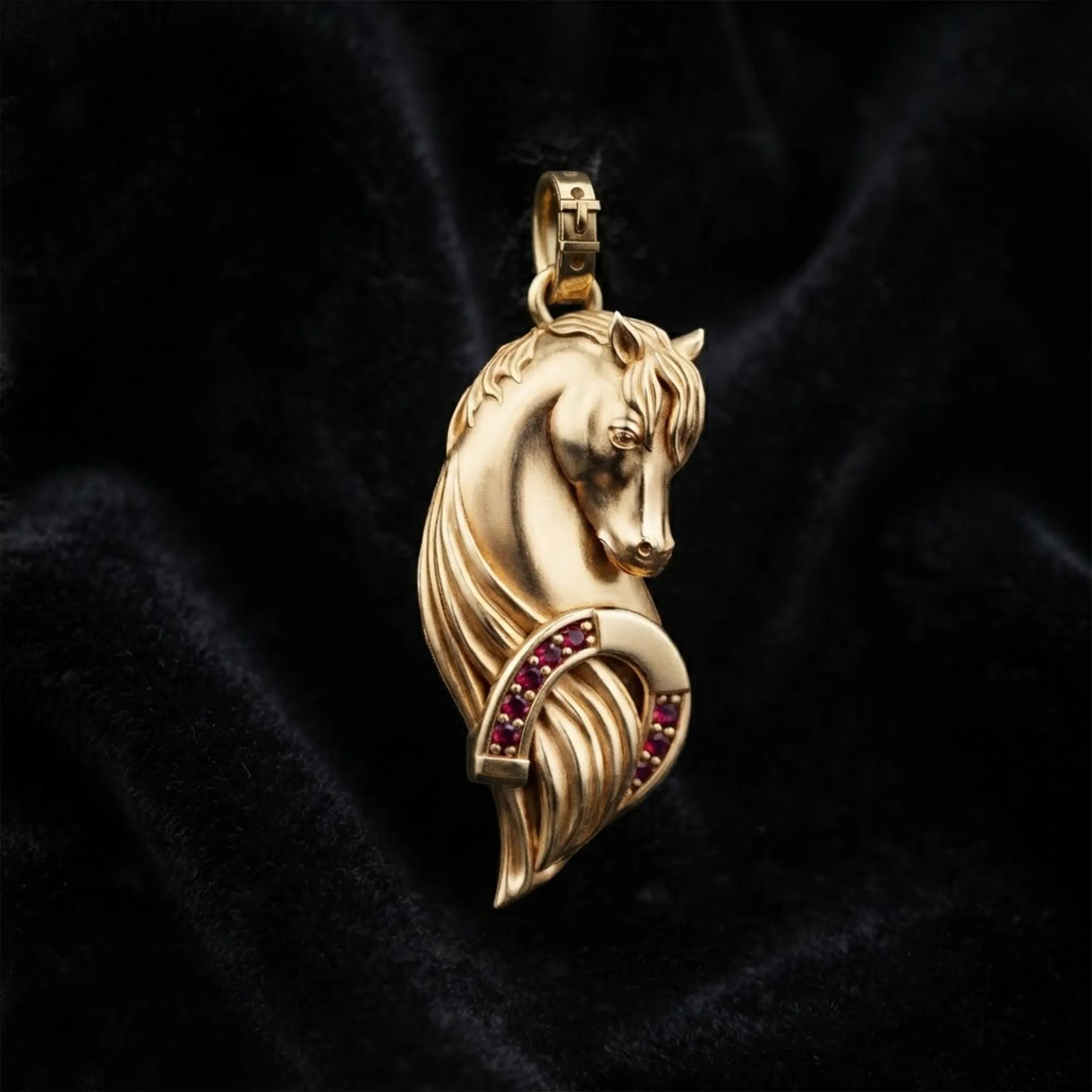 Horse Pendant 3D print model 3D Print Model .c4d .max .obj .3ds .fbx .stl .blend 