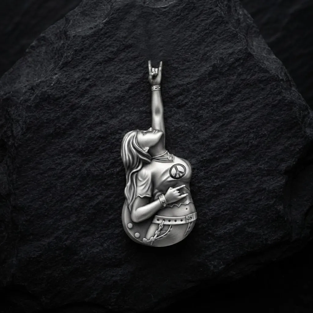 Rocker Pendant 3D print model 3D Print Model .c4d .max .obj .3ds .fbx .stl .blend
