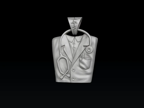 Doktor Wisiorek do druku 3D Model do druku 3D