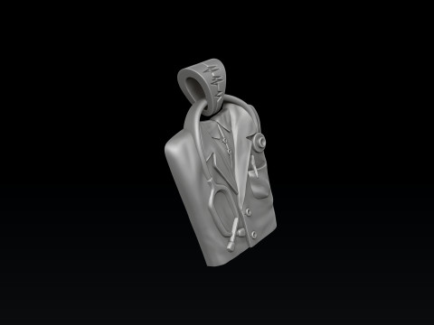 Doctor Pendant 3D print model 3Dプリントモデル