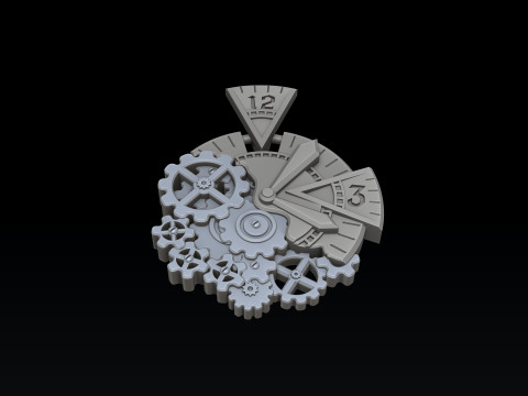Time Pendant 3D print model 3Dプリントモデル