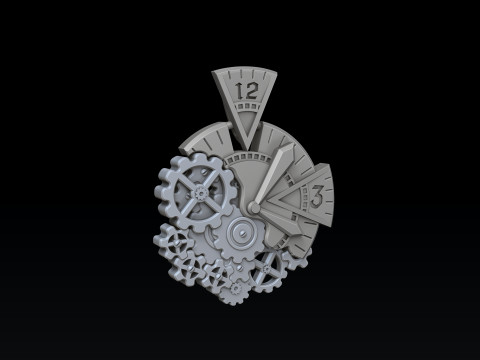 Time Pendant 3D print model 3Dプリントモデル