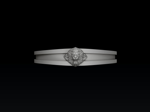 Lion Bracelet 3D print model 3D Print Model