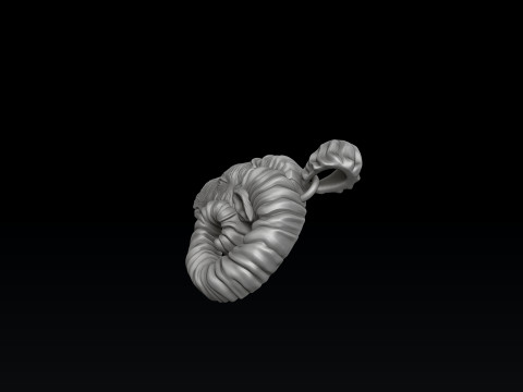Aries Pendant 3D print model 3D Принт Модель