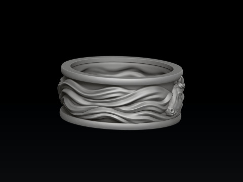 Horse Ring 3D print model 3D Baskı Modeli