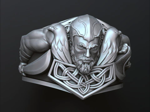 Vikingring 3D-printmodel 3D printmodel