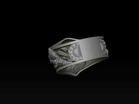 バイキングリング 3D プリントモデル 3Dプリントモデル