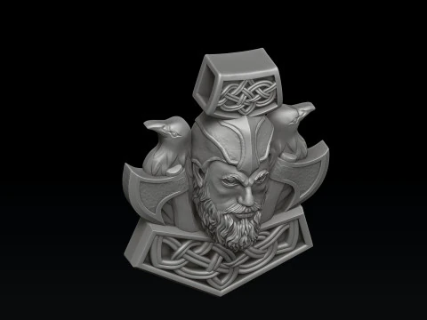 Ensemble de collection de pendentifs de bague Viking Mod&egrave;le d'impression 3D Modèles 3D en vedette