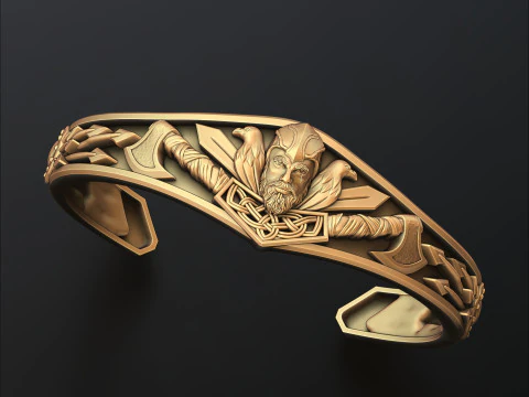 Vikingarmband 3D-printmodel 3D printmodel