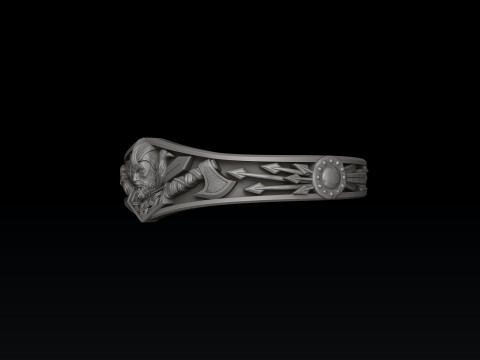 Viking Bracelet 3D print model Modello di stampa 3D