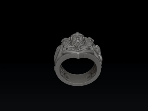 Viking Ring Pendant Bracelet Collection Set 3D print model 3D Print Model