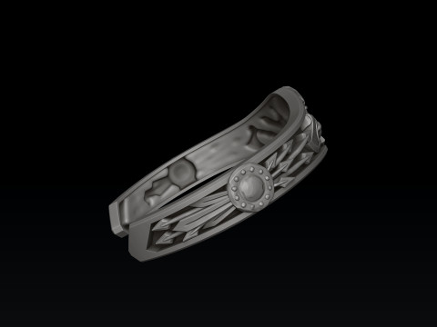 Viking Ring Pendant Bracelet Collection Set 3D print model 3D Принт Модель