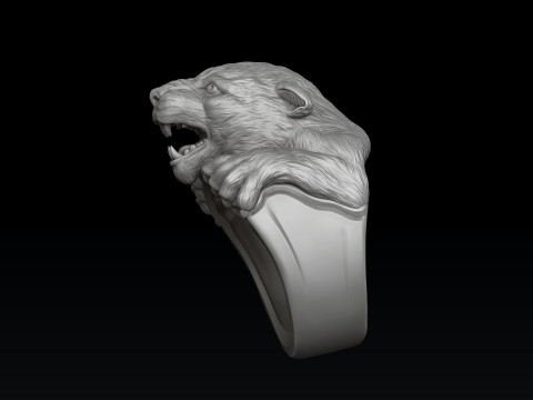 Pantere Ring 3D print model 3D 打印模型