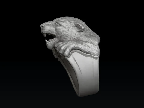 Pantere Ring 3D print model 3D Print Model