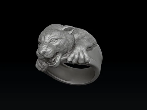 Pantere Ring 3D print model 3D Print Model
