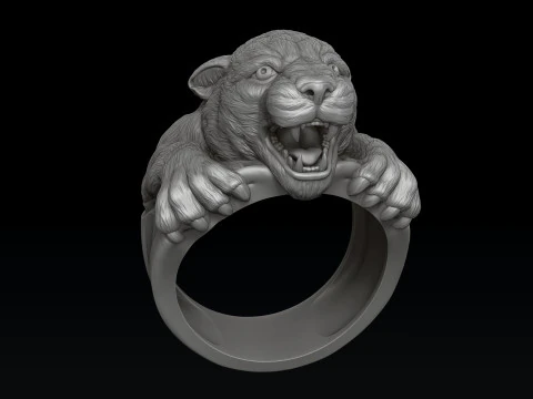 Pantere Ring 3D print model 3D Print Model