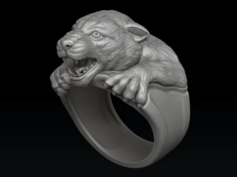 Pantere Ring 3D print model 3D Print Model