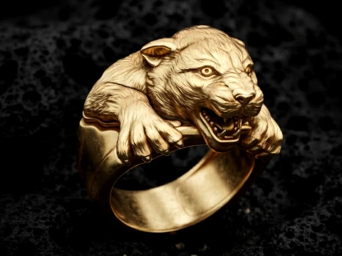 Pantere Ring 3D print model 3D Print Model