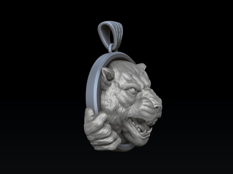 Pantere Ring Pendant Collection Pack 3D print model Modèles 3D en vedette
