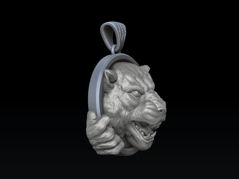 Pantere Ring Pendant Collection Pack 3D print model 3D Print Model