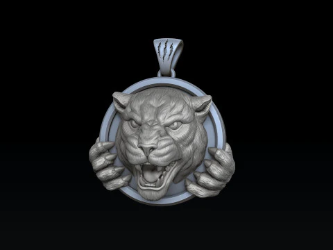Pantere Ring Pendant Collection Pack 3D print model 3D Print Model