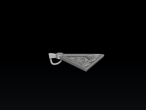 Skull Mason Pendant 3D print model 3Dプリントモデル