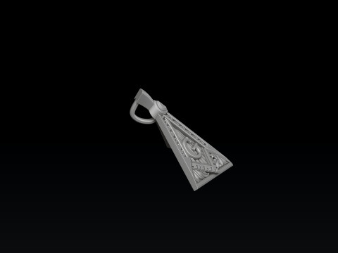 Skull Mason Pendant 3D print model 3Dプリントモデル