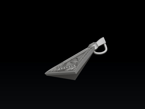 Skull Mason Pendant 3D print model 3Dプリントモデル