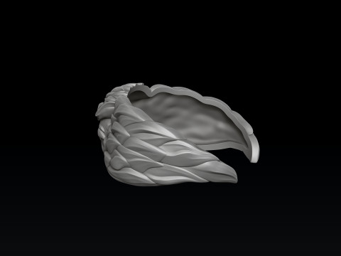 Owl Ring 3D print model 3Dプリントモデル