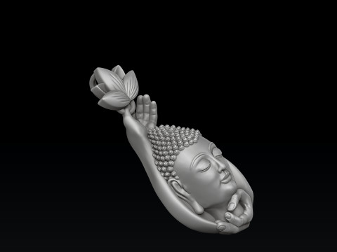Buddha Pendant 3D print model Modelo de impresión 3D