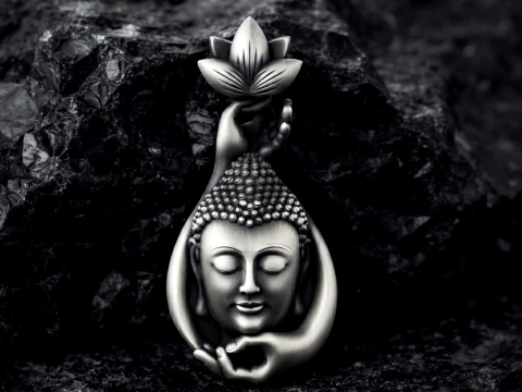 Buddha Pendant 3D print model 3D Print Model