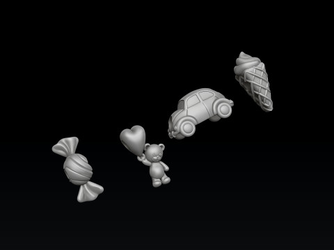 Beads For Bracelet 3D print model 3Dプリントモデル