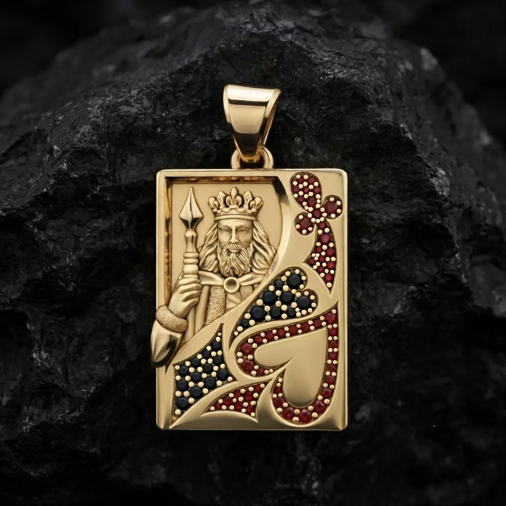 Playing Card King 3D print model 3D Print Model .c4d .max .obj .3ds .fbx .stl .blend 