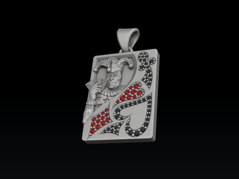 Playing Card Joker 3D print model 3Dプリントモデル