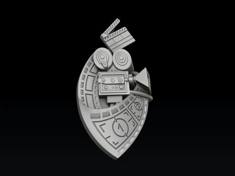 Cinema Movie Director Pendant 3D print model 3D Print Model