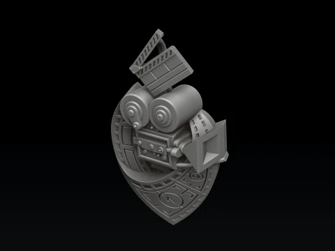 Cinema Movie Director Pendant 3D print model 3D Print Model