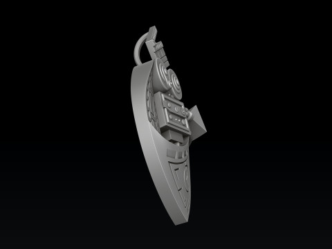 Cinema Movie Director Pendant 3D print model 3Dプリントモデル