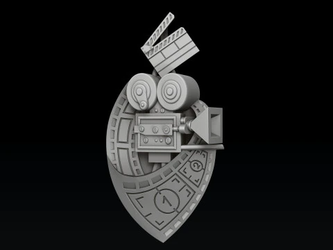 Cinema Movie Director Pendant 3D print model 3D Print Model