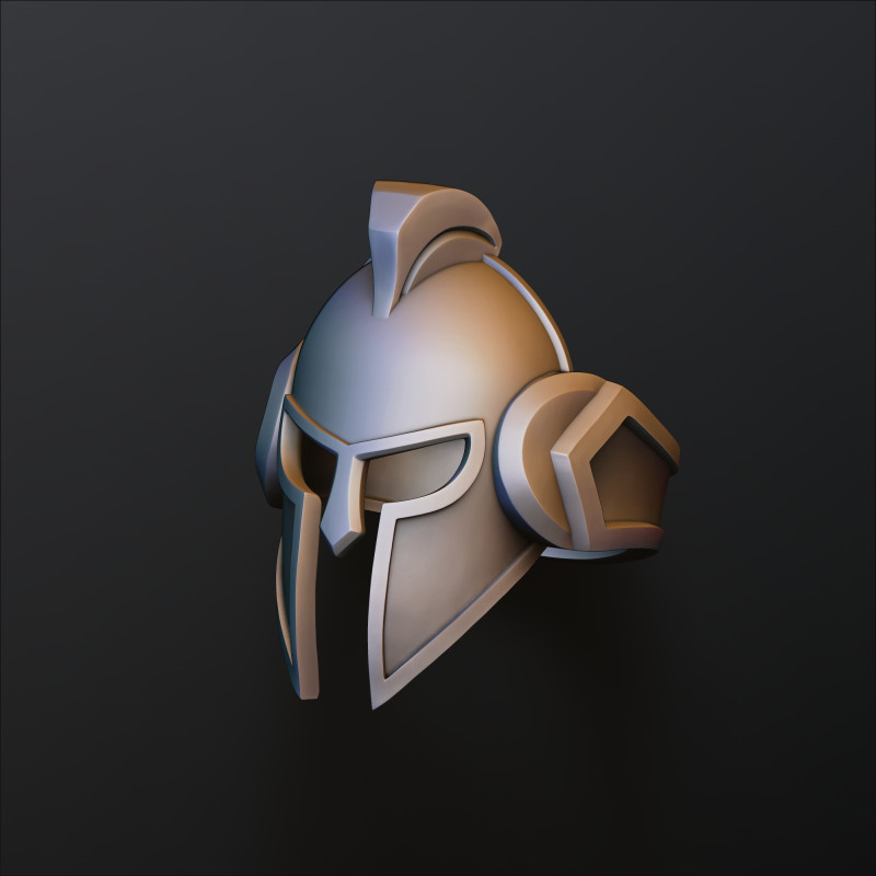 Helmet Ring 3D print model 3D Print Model .c4d .max .obj .3ds .fbx .stl .blend