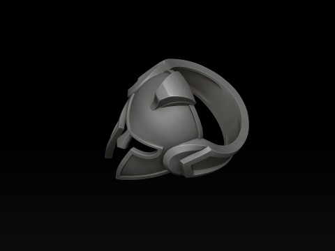 Helmet Ring 3D print model 3D Print Model