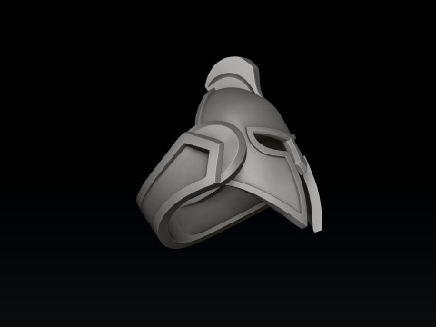 Helmet Pendant Ring Collection 3D print model 3Dプリントモデル