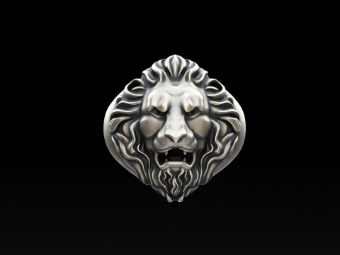 Lion Ring Free Modello di stampa 3D gratuito Modello di stampa 3D