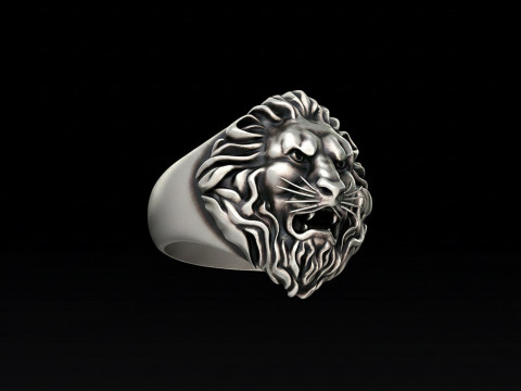 Lion Ring Free Modello di stampa 3D gratuito Modello di stampa 3D