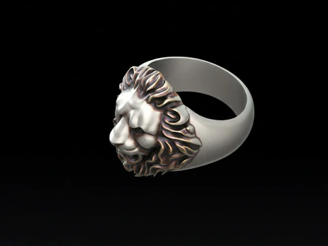 Anillo de Le&oacute;n Gratis Modelo de impresi&oacute;n 3D gratis Modelo de impresión 3D