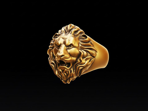 Lion Ring Free Modello di stampa 3D gratuito Modello di stampa 3D